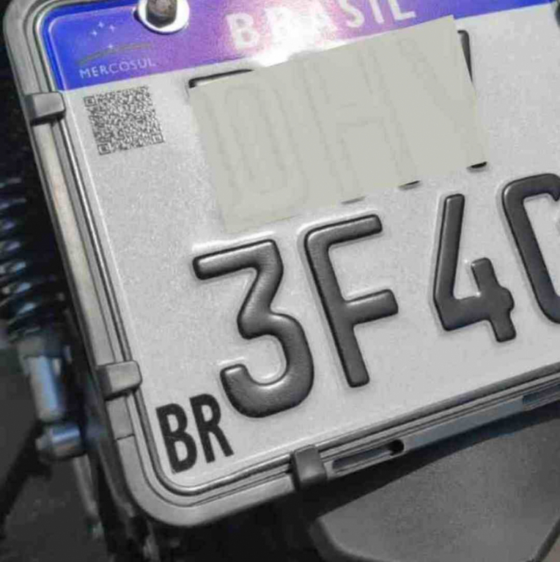 Placas Modelo Mercosul